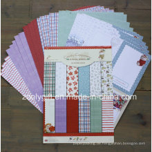 Doppelseitiges gedrucktes Weihnachtsmustered Scrapbook A4 Papierpaket